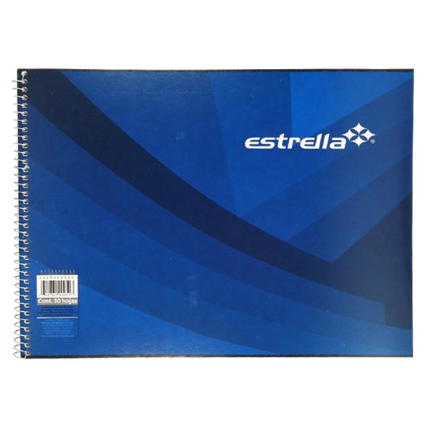CUADERNO DIBUJO ESPIRAL PLUS 30 HJ ESTRELLA MNK