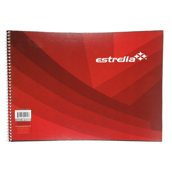 CUADERNO DIBUJO ESPIRAL PLUS 30 HJ ESTRELLA MNK