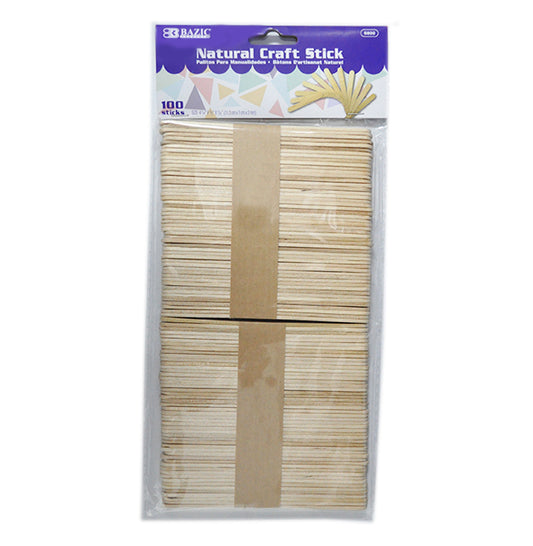 PALITOS DE PALETA 100 PZ 6800 BAZIC MNK