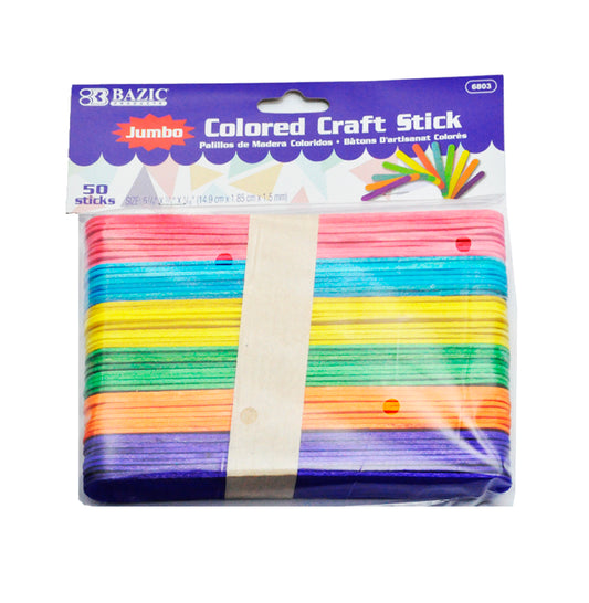 ABATELENGUAS COLORES 50 PZ 6803 BAZIC MNK