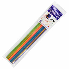 PALITOS REDONDOS MADERA 30.48 CM COLORES SURTIDOS 15 PZ 6811 BAZIC
