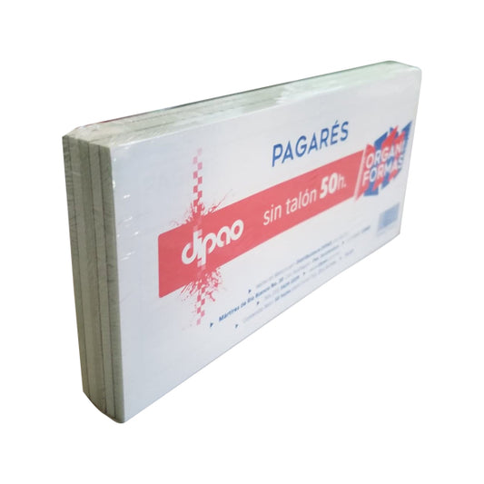 BLOCK PAGARE S/TALON 50 HJ PS-50 DIPAO
