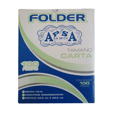 FOLDER CARTA MANILA C/100 MNK