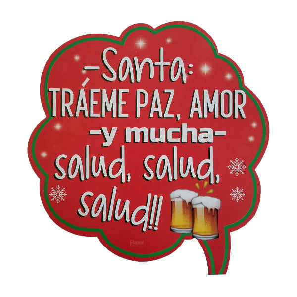 LETRERO EXPRESATE EN LAS POSADAS PAQ C/8 1543-3 NAVIDAD PADI