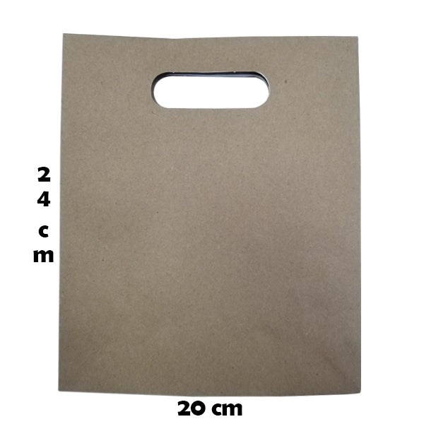 BOLSA REGALO CHICA KRAFT TROQUELADA BOLSA