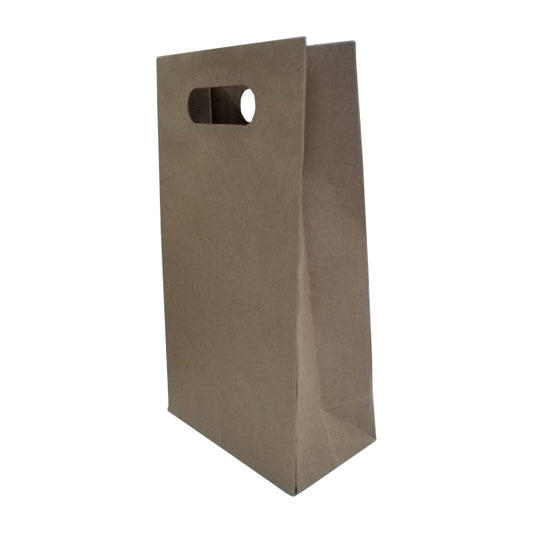 BOLSA REGALO MEDIANA KRAFT TROQUELADA BOLSA