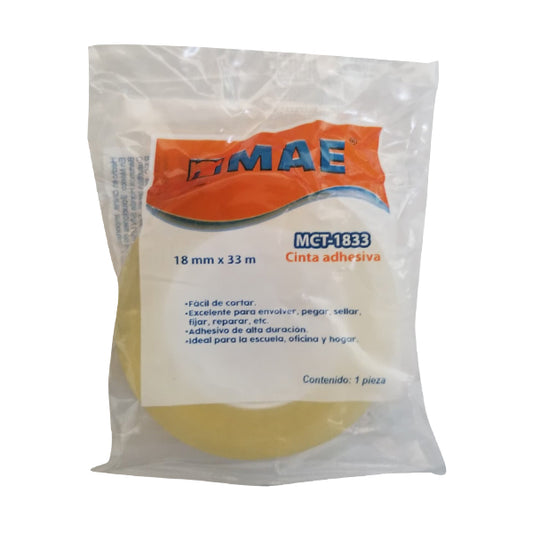 TAPE TRANSPARENTE 18X33 MCT-1833 MAE