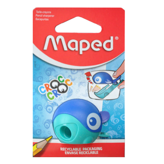 SACAPUNTAS GUARDABASURA CROC CROC EASY 1 ORIFICIO MAPED MNK