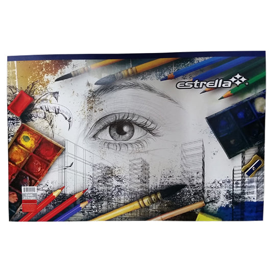 BLOCK DIBUJO MARQUILLA 35X50 20 HJ ESTRELLA MNK