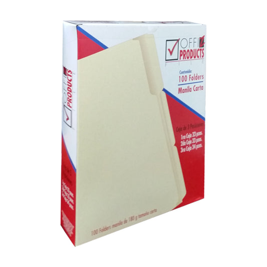 FOLDER CARTA MANILA PREMIUM OFFIZ C/100 MNK