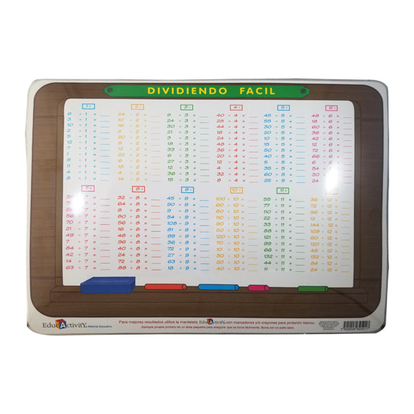 MANTEL INDIVIDUAL DIVIDIENDO FACIL 501 EDUCACTIVITY