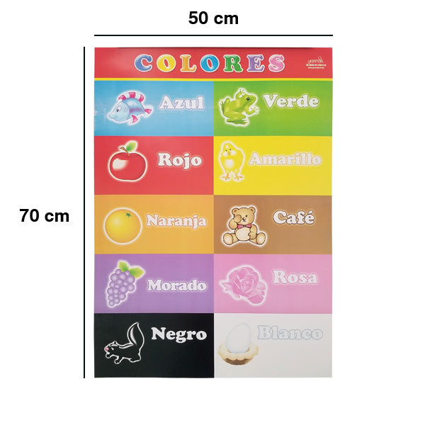 POSTER DIDACTICO COLORES 1303-1 GRANMARK – Mónerick Papelerías