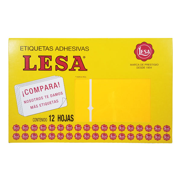 ETIQUETA NO CONTINUA #19 NARANJA LESA