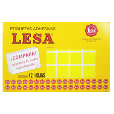 ETIQUETA NO CONTINUA #05 AMARILLO LESA