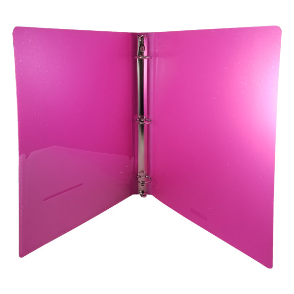 CARPETA 1 PULGADA FLEXIBLE GLITTER 3128 BAZIC MNK