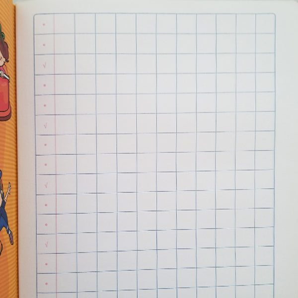 MI PRIMER CUADERNO PRESCOLAR COSIDO 50 HJ CUADRITO A 10 MM NORMA MNK