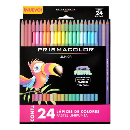 COLORES PRISMACOLOR JUNIOR PASTEL 24 PZ NEWELL BEROL