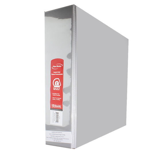 CARPETA 2 PULGADA C/MICA GRIS 4151 BAZIC MNK