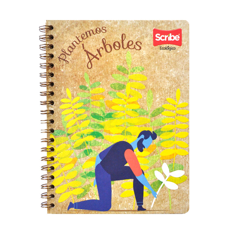 CUADERNO PROFESIONAL ESPIRAL ECOLOGICO C5 100 HJ SCRIBE MNK