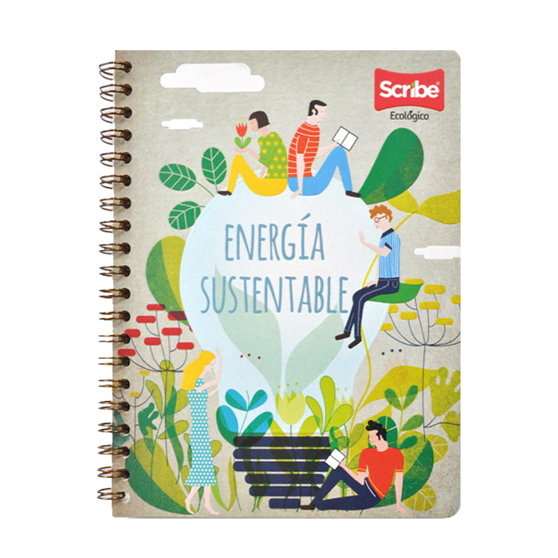 CUADERNO PROFESIONAL ESPIRAL ECOLOGICO C5 100 HJ SCRIBE MNK