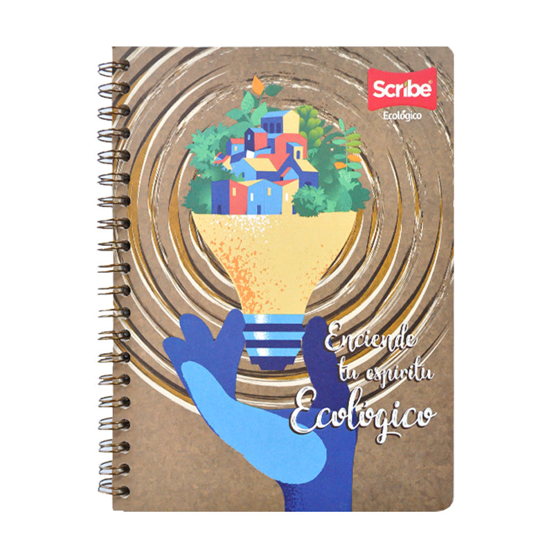 CUADERNO PROFESIONAL ESPIRAL ECOLOGICO C5 100 HJ SCRIBE MNK