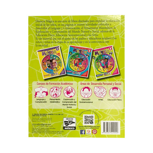 LIBRO ILUMINAR DESTREZA MAGICA #3 1203 EDITORIAL GARCIA MNK