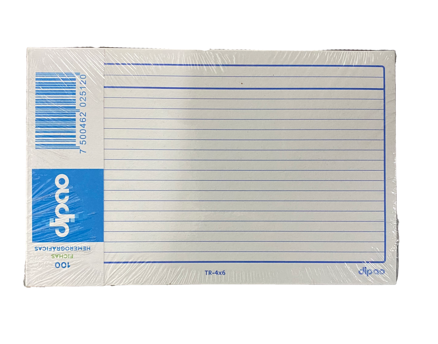 TARJETA INDEX 4X6 100 HJ RAYA DIPAO MNK