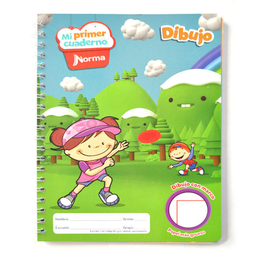 MI PRIMER CUADERNO PROFESIONAL DOBLE ARGOLLA 70 HJ BLANCO NORMA MNK