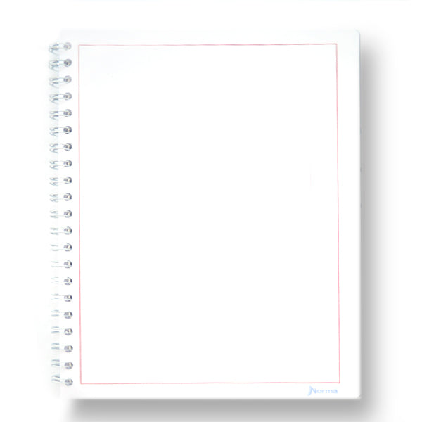 MI PRIMER CUADERNO PROFESIONAL DOBLE ARGOLLA 70 HJ BLANCO NORMA MNK