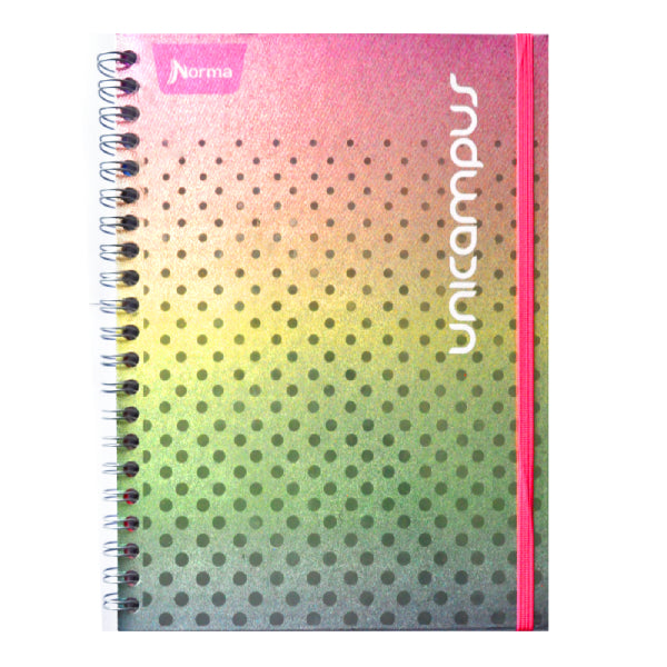 CUADERNO PROFESIONAL DOBLE ARGOLLA UNICAMPUS METALICO 120 HJ RAYA NORMA MNK