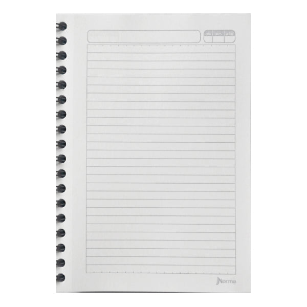 CUADERNO DOBLE ARGOLLA DURA BOOK UNICAMPUS METALICO 160 HJ RAYA  NORMA MNK
