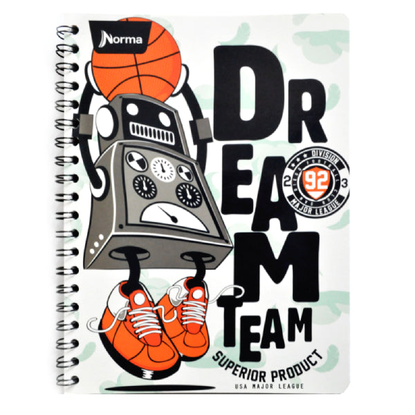 CUADERNO PROFESIONAL DOBLE ARGOLLA BASIC 100 HJ C7 NORMA MNK