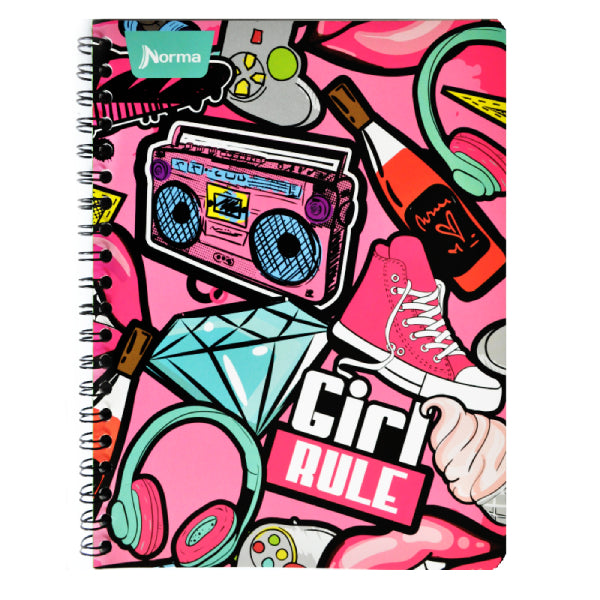 CUADERNO PROFESIONAL DOBLE ARGOLLA BASIC 100 HJ C7 NORMA MNK