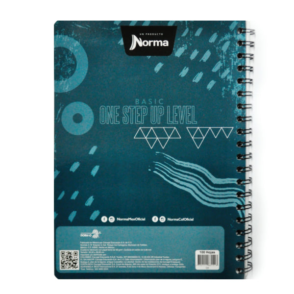 CUADERNO PROFESIONAL DOBLE ARGOLLA BASIC 100 HJ C5 NORMA MNK