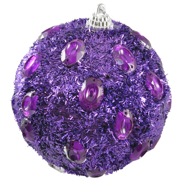 ESFERA 100 MM NAVIDAD HT-A08976 MORADO BRIDGECO