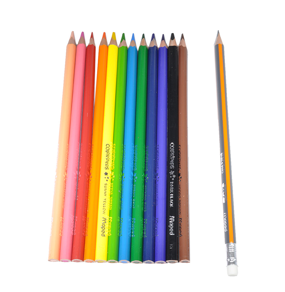 COLOR MADERA PEPS LARGOS 12 PZ 4 MM MAPED