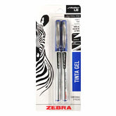 PLUMA J ROLLER GEL 0.5 MM AZUL 2 PZ 8621-LE ZEBRA