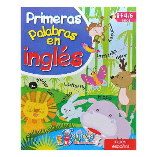 LIBRO JUMBO MIS PRIMERAS PALABRAS INGLES 1212 EDITORIAL GARCIA