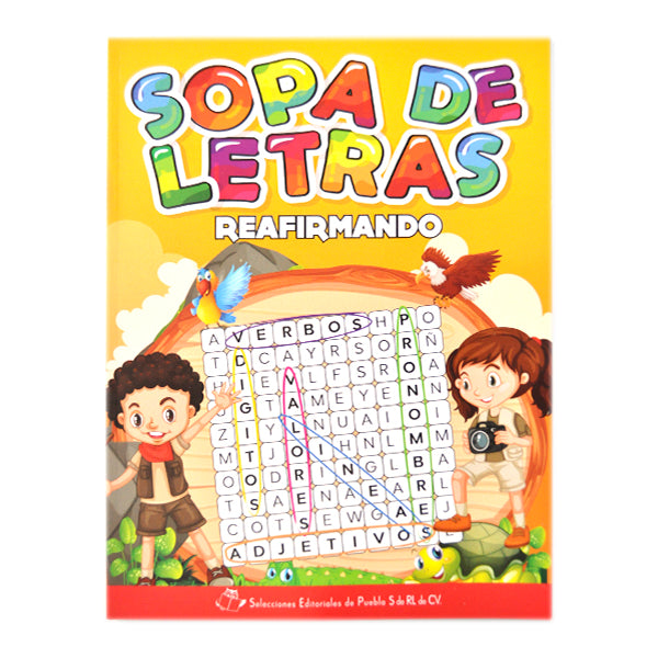 LIBRO SOPA DE LETRAS REAFIRMANDO EDITORIAL PUEBLA