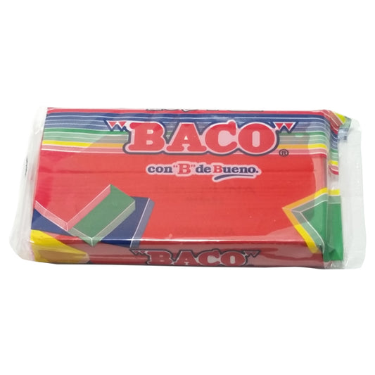 PLASTILINA BARRA B-180 180 GR ROJO BACO MNK