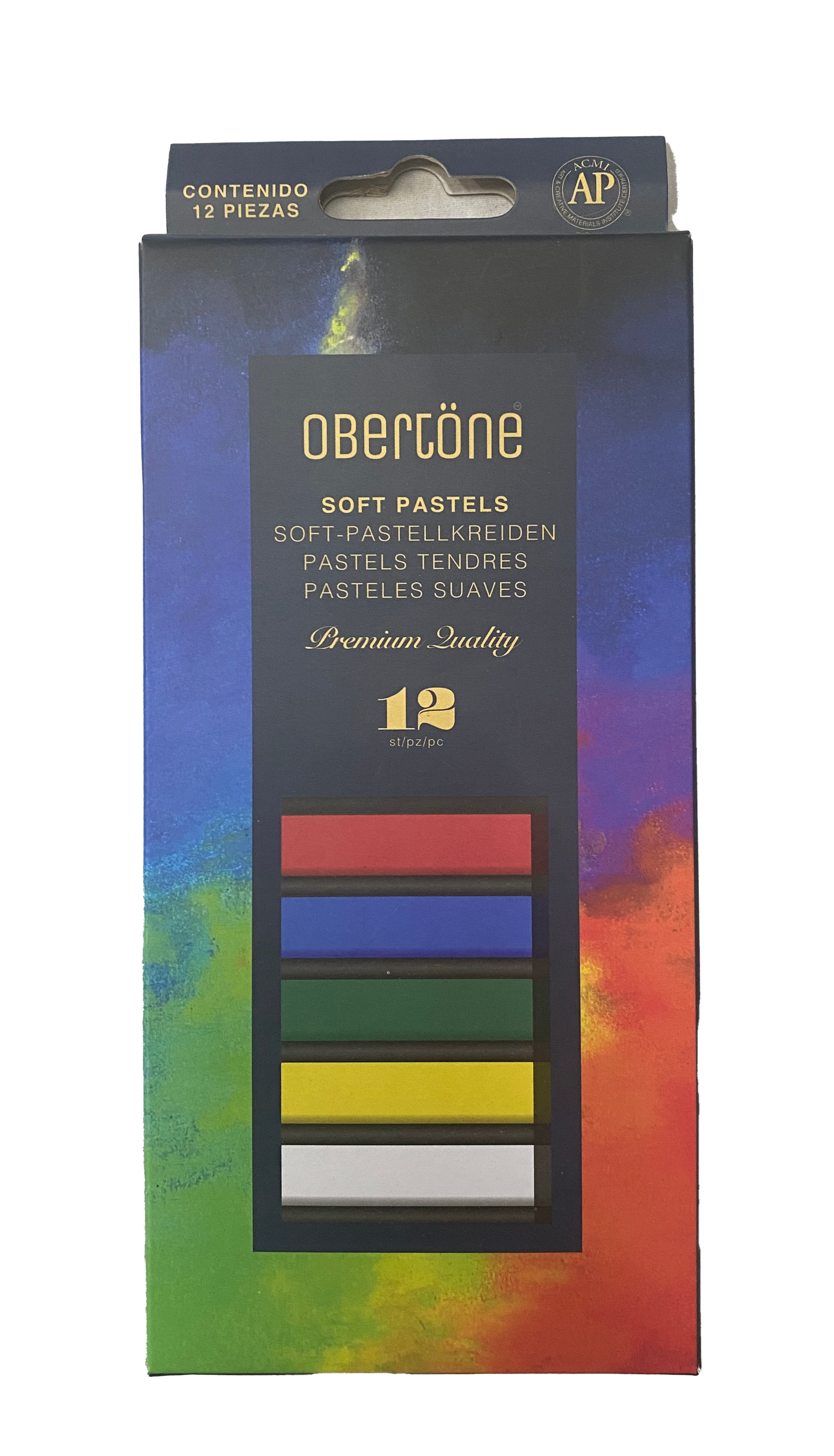 COLORES GIS PASTEL 12 PZ OBERTONE PINTO DISTRIBUIDORA