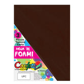 FOAMY CARTA 3 PZ CAFE OSCURO NAEN MNK