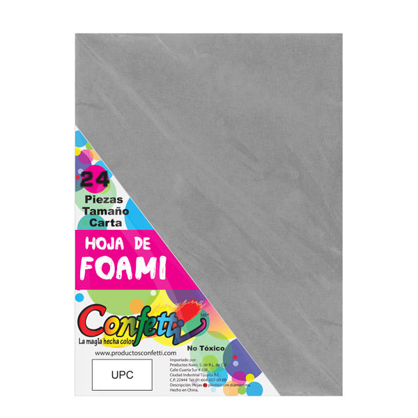 FOAMY CARTA 24 PZ GRIS NAEN MNK