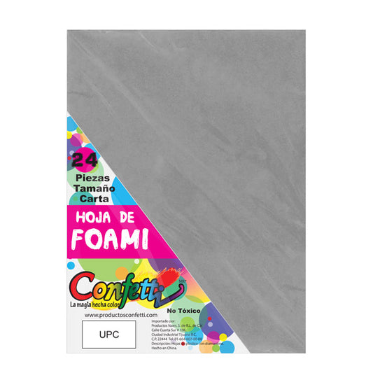 FOAMY CARTA 24 PZ GRIS NAEN MNK