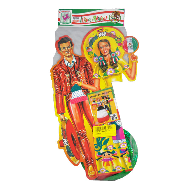 ADORNO PAPEL CHINA PAREJA CHARRA #3 43 CM PATRIAS PLANNING
