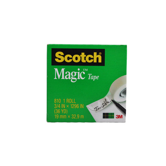 TAPE MAGICO VERDE 19X33 MT 810 3M