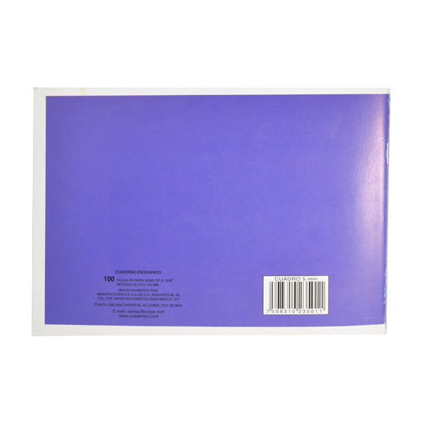 CUADERNO ITALIANO ENGRAPADO ROCA 100 HJ C5 3501 MAN 8A MNK