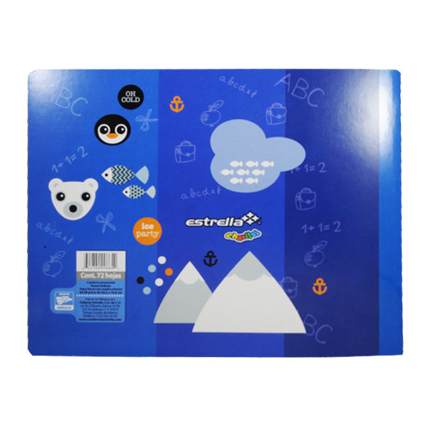 CUADERNO PREESCOLAR COSIDO 72 HJ ALEMAN C14 ESTRELLA MNK
