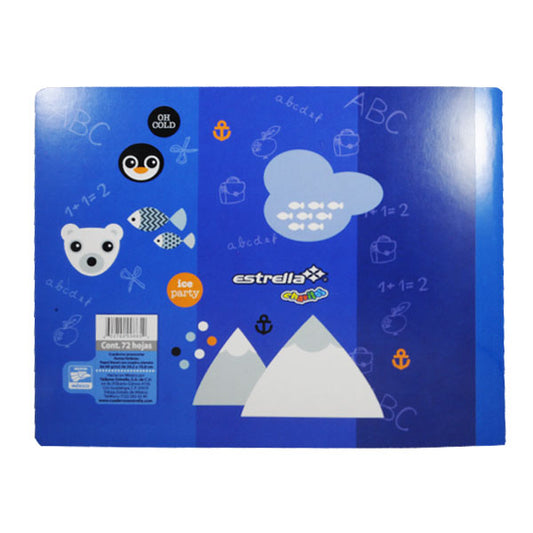 CUADERNO PREESCOLAR COSIDO 72 HJ ALEMAN C14 ESTRELLA MNK