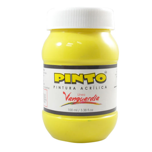 PINTURA ACRILICA 100 ML AMARILLO LIMON 711 PINTO DISTRUIDORA
